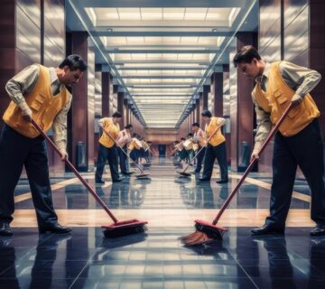 تنظيف المنازل